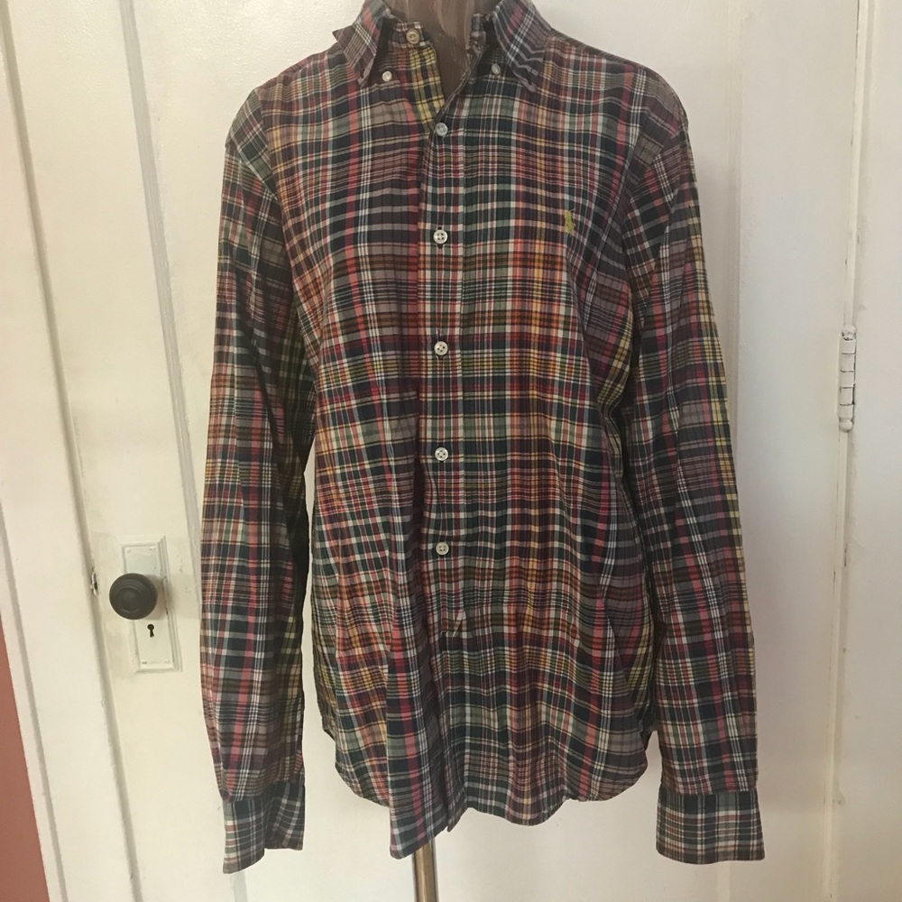 Ralph Lauren colorful striped button up - Picture 1 of 6